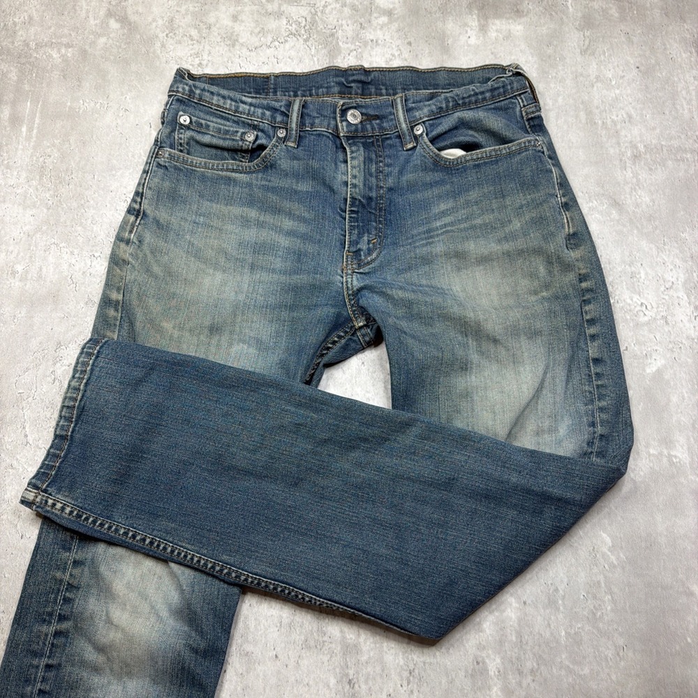 Levi's 513 Men's Jeans 31x30 Slim Fit Straight Leg Stretch Denim Blue Work USA